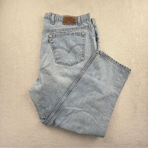 Levi’s 545 Men’s 46x30 Light Blue Loose Fit Jeans Paper Tag USA VTG 90s 0999